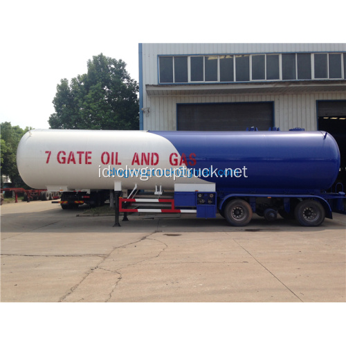 Pabrik Semi 30tons Trailer Tangki Lpg